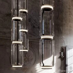 FLOS Noctambule LED Hanging Light 3 Low Cylinders -Flos Sales Store 3510544 4