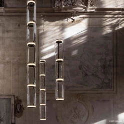FLOS Noctambule LED Hanging Light 6 High Cylinders -Flos Sales Store 3510551 5