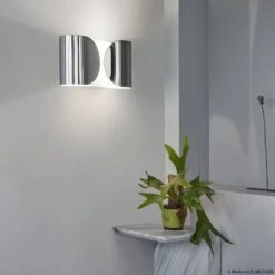 FLOS Foglio Wall Light, Chrome -Flos Sales Store 3510570 2