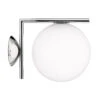 FLOS IC C/W1 Wall Light, Chrome Ø 20 Cm