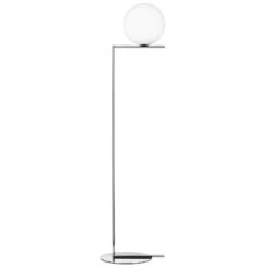 FLOS IC F2 Floor Lamp Chrome Ø 30 Cm -Flos Sales Store 3510577 1