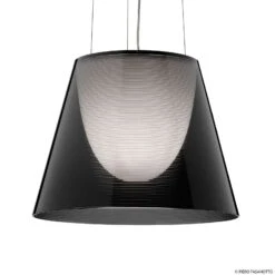 FLOS KTribe S2 Hanging Light, Smoky Grey