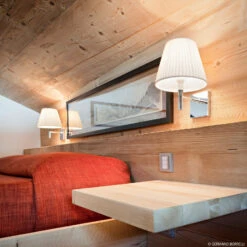 FLOS KTribe W Wall Light, Fabric Lampshade, Beige -Flos Sales Store 3510602 3