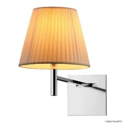 FLOS KTribe W Wall Light, Fabric Lampshade, Beige -Flos Sales Store 3510602 4