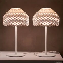 FLOS Tatou T Table Lamp With Dimmer, White -Flos Sales Store 3510620 2