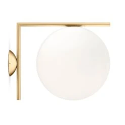 FLOS IC C/W2 Wall Light, Brass Ø 30 Cm -Flos Sales Store 3510631 2