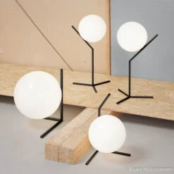 FLOS IC T1 Low Designer Table Lamp Black -Flos Sales Store 3510634 3