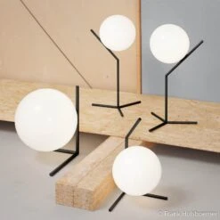 FLOS IC T2 Table Lamp, Black -Flos Sales Store 3510635 3