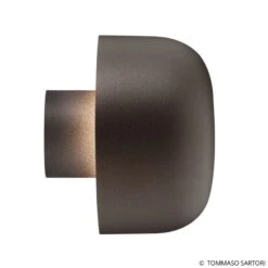 FLOS Bellhop Outdoor Wall Light 2,700 K Dark Brown