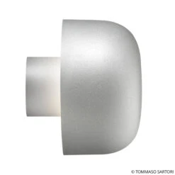 FLOS Bellhop Outdoor Wall Light, 2,700 K, Grey