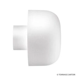 FLOS Bellhop Outdoor Wall Light, 2,700 K, White