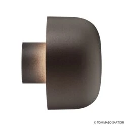 FLOS Bellhop Outdoor Wall Light 4,000 K Dark Brown