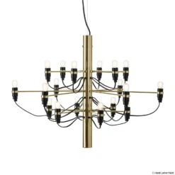 FLOS 2097/18 Chandelier LED Frosted, Brass -Flos Sales Store 3510650 2