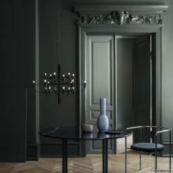 FLOS 2097/18 Chandelier LED Frosted, Black -Flos Sales Store 3510652 3