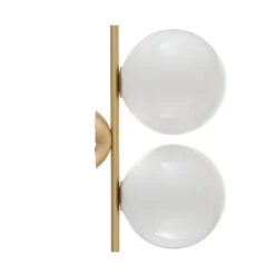 FLOS IC C/W1 Double Wall Light Brass Ø 20 Cm -Flos Sales Store 3510669 2