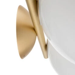 FLOS IC C/W1 Double Wall Light Brass Ø 20 Cm -Flos Sales Store 3510669 5