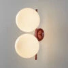 FLOS IC C/W1 Double Wall Light Red Ø 20 Cm -Flos Sales Store 3510671