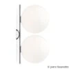 FLOS IC C/W2 Double Wall Light Chrome Ø 30 Cm -Flos Sales Store 3510672