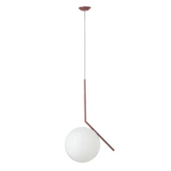 FLOS IC S2 Designer Hanging Light, Red Ø 30 Cm -Flos Sales Store 3510681 2