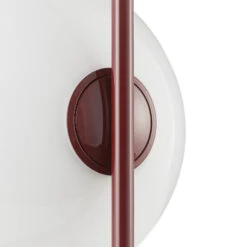 FLOS IC T1 Low Designer Table Lamp Burgundy Red -Flos Sales Store 3510683 5