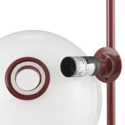 FLOS IC T1 Low Designer Table Lamp Burgundy Red -Flos Sales Store 3510683 7