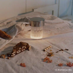 FLOS Last Order LED Table Lamp Fluted IP55 Steel -Flos Sales Store 3510696 3