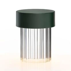 FLOS Last Order LED Table Lamp Fluted IP55 Green