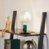 FLOS Lampadina LED Table Lamp Green, Black Base -Flos Sales Store 3510703