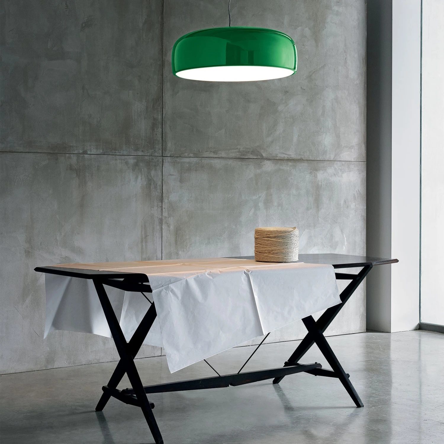 FLOS Smithfield S Pro DALI LED Hanging Light Green 4 FLOS Smithfield S Pro DALI LED Hanging Light Green - Image 2