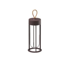 FLOS In Vitro Unplugged LED Light, Brown 2,700 K
