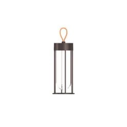 FLOS In Vitro Unplugged LED Light, Brown 3,000 K