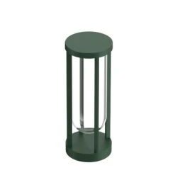 FLOS In Vitro Bollard 1, 2,700 K, 40 Cm Dark Green