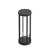 FLOS In Vitro Bollard 1, 2,700 K, 40 Cm, Black