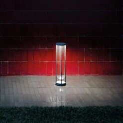 FLOS In Vitro Bollard 3, 2,700 K 90 Cm Dark Brown -Flos Sales Store 3510803 3