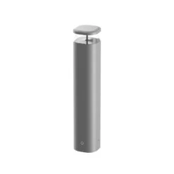 FLOS Pointbreak Bollard 2, 2,700 K Grey 60cm
