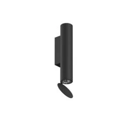 FLOS Flauta Spiga 1 Outdoor Wall Lamp 2,700K Black -Flos Sales Store 3510900 2