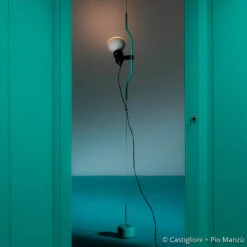 FLOS Parentesi D 50 Hanging Light, Turquoise