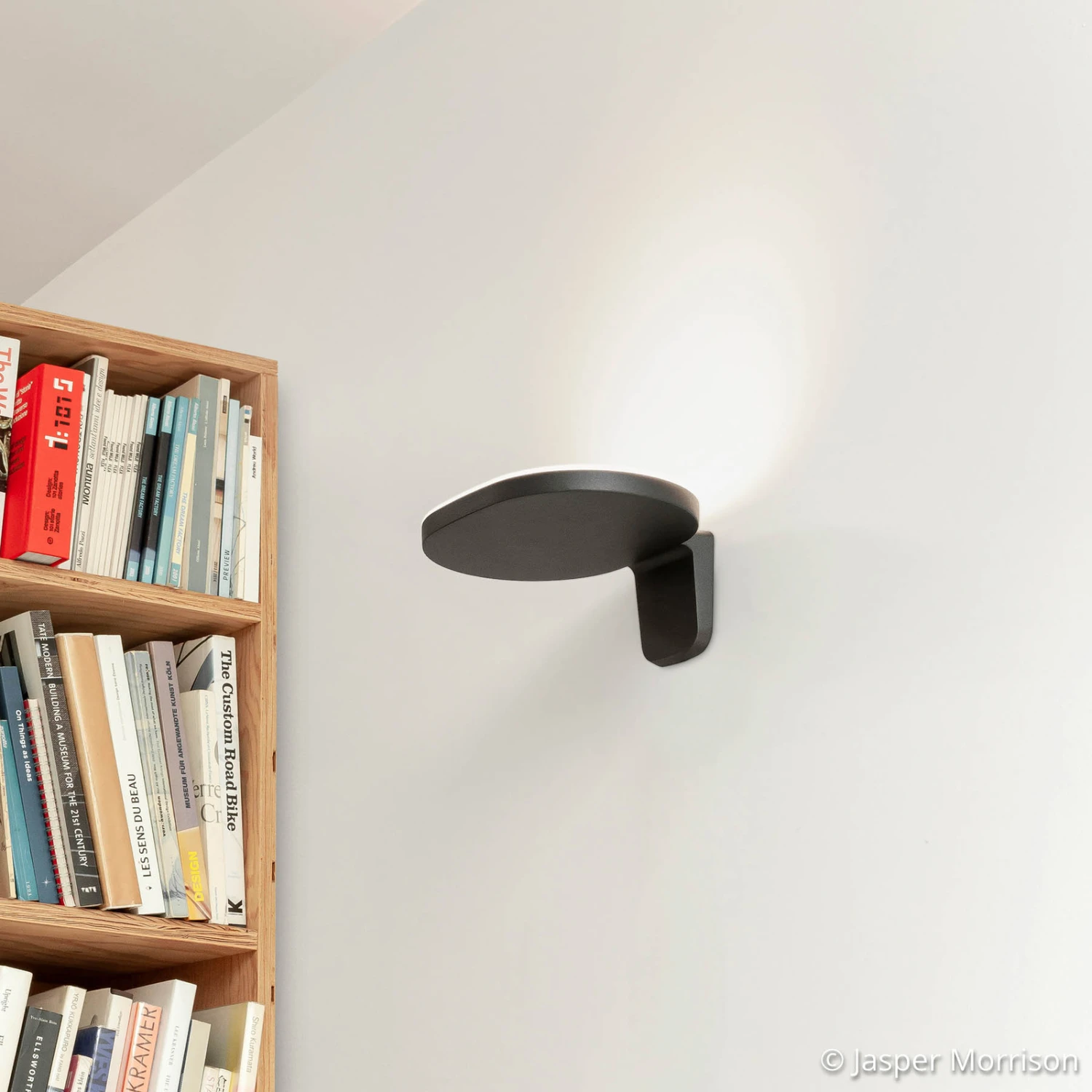 FLOS Oplight W1 LED Wall Light, Anthracite 4 FLOS Oplight W1 LED Wall Light, Anthracite - Image 2