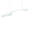 FLOS Almendra Organic Hanging 3-bulb Long White -Flos Sales Store 3510959
