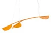 FLOS Almendra Organic Hanging 3-bulb Long Ochre