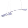 FLOS Almendra Organic Hanging 3-bulb Long Lilac