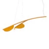 FLOS Almendra Organic Hanging 2-bulb Long Ochre