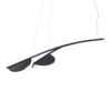 FLOS Almendra Organic Hanging 2-bulb Long Black