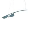 FLOS Almendra Organic Hanging 2-bulb Long Blue -Flos Sales Store 3510987