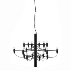 Flos 2097/18 Sarfatti Chandelier, Matte Black