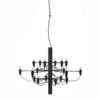 Flos 2097/18 Sarfatti Chandelier LED, Matte Black -Flos Sales Store flos 2097 18 sarfatti chandelier led 0