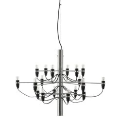 Flos 2097/18 Sarfatti Chandelier LED, Chrome