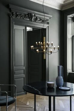 Flos 2097/18 Sarfatti Chandelier LED, Brass -Flos Sales Store flos 2097 18 sarfatti chandelier led 3
