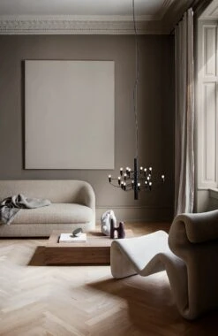 Flos 2097/18 Sarfatti Chandelier LED, Matte Black -Flos Sales Store flos 2097 18 sarfatti chandelier led 8