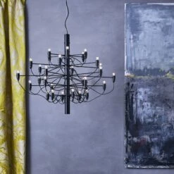 Flos 2097/30 Sarfatti Chandelier, Matte Black -Flos Sales Store flos 2097 30 sarfatti chandelier 3